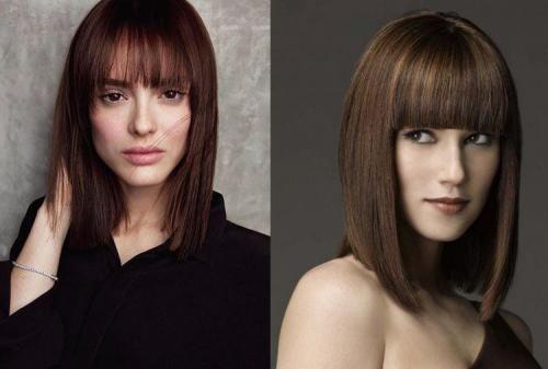 Удлиненное каре с челкой: 11 красивых идей стрижки (фото)