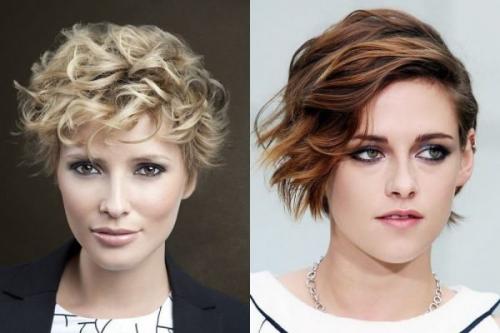 Короткая стрижка на волнистые волосы. Короткие стрижки на вьющиеся волосы