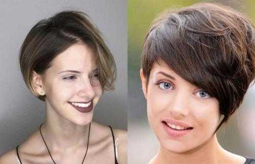 Боб каре с косой челкой. Ассиметричный боб каре 178 фото