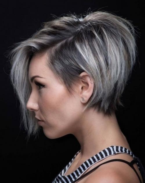 Боб каре с косой челкой. Ассиметричный боб каре 178 фото