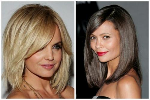 50 идей стрижки каре с косой челкой. Каре с косой челкой