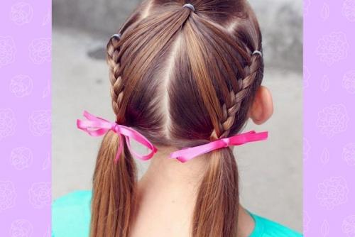 Прически для детей легкие. Легкие и красивые прически для девочек в садик на каждый день и 60 фото-идей