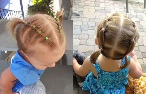 Как причесать дочь на первый день в садик 13