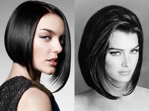 Двойное каре на средние. Кому подходит стрижка двойное каре? 10