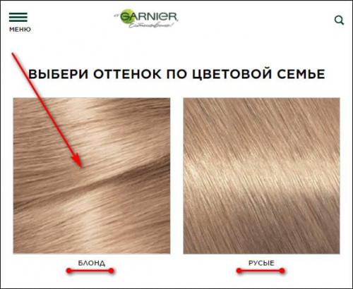 Онлайн-сервис по подбору краски для волос от Garnier. Веб-сервисы для подбора цвета волос по фото