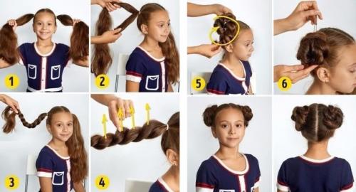 Как сделать легкую и стильную прическу для девочки на выпускном в детском саду. Прически на выпускной в детский сад на длинные волосы своими руками: локоны, пучки и косы
