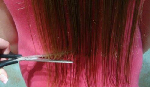 Как подстричь секущиеся кончики в домашних условиях. Как самостоятельно подстричь кончики волос 08