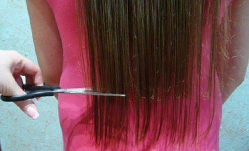 Как подстричь секущиеся кончики в домашних условиях. Как самостоятельно подстричь кончики волос 11