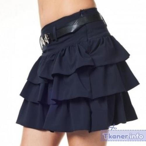 Длинные юбки с воланами. Какие вещи подобрать к юбке с воланами внизу 37