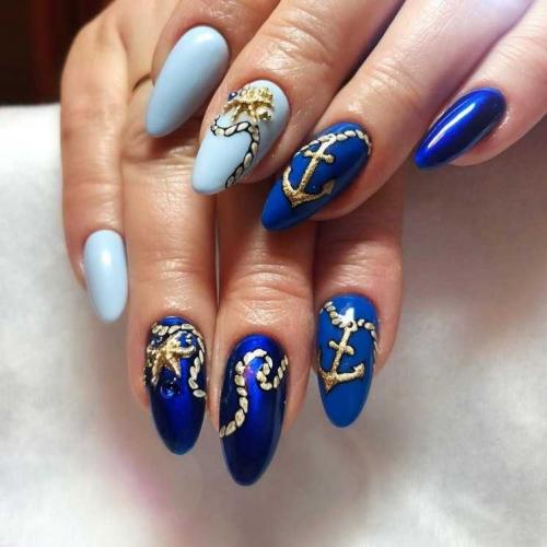 Маникюр на море — 125 фото новинок стильного, морского маникюра для отпуска. Обзор трендов сезона и новинок маникюра 2019-2020 года