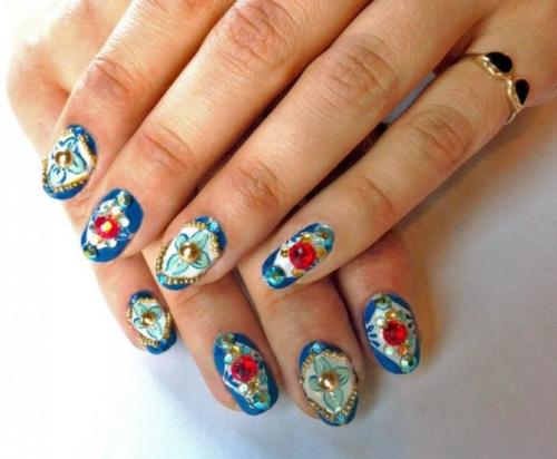 Ногти египетский дизайн. Восточный маникюр – дело тонкое! 60 фото с идеями дизайна ногтей
