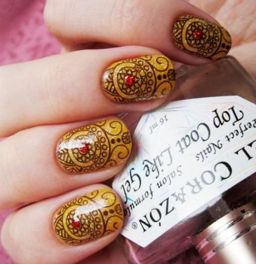 Ногти египетский дизайн. Восточный маникюр – дело тонкое! 60 фото с идеями дизайна ногтей