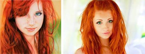 Цвет волос 2023 для зеленых глаз. Выбираем цвет шевелюры