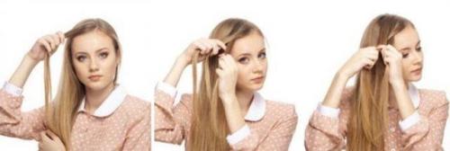 Как быстро можно сделать праздничную косу на бок. Плетение кос на бок