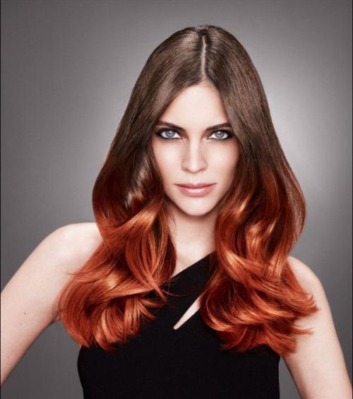 Популярные техники покраски волос в рыжий цвет. Виды окрашивания 12