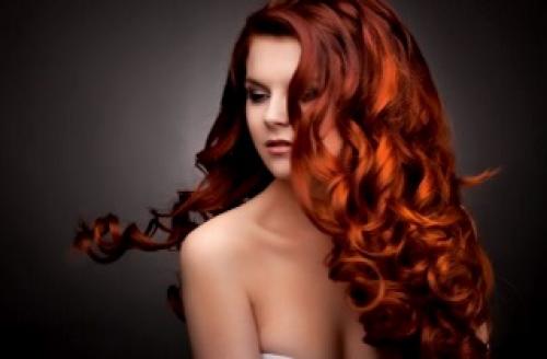 Балаяж на рыжие волосы. Техника балаяж