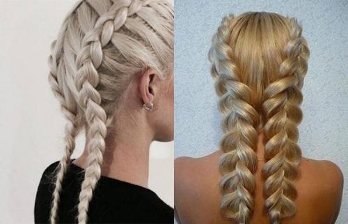 Как заплести две косички по бокам девочке 23