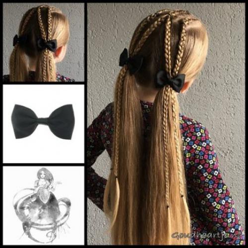 Прически в школу для девочек 12 лет. Легкие прически для девочек в школу