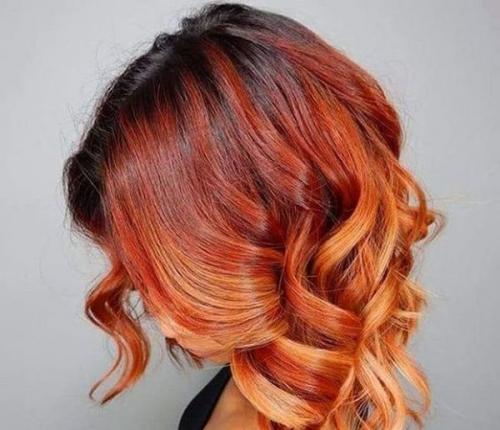 Как покрасить волосы в рыжий цвет с помощью краски. Рыжая краска на темные волосы. Кому идет рыжий цвет волос? 07