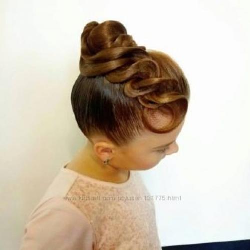 Прически для девочек на бальные танцы. Прически для тех, кто занимается бальными танцами 06