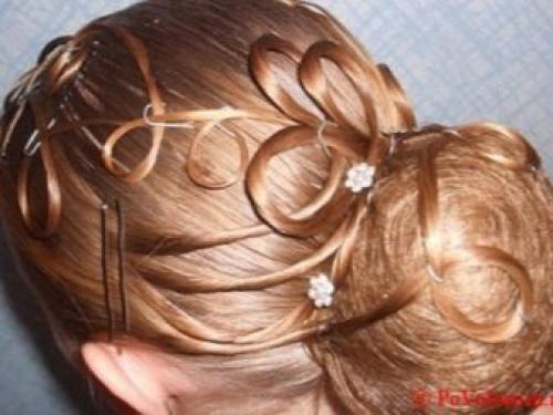 Прически для девочек на бальные танцы. Прически для тех, кто занимается бальными танцами 03