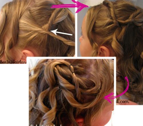 Прически на 1 сентября с лентами. Прически для девочек на 1 сентября — с бантами, лентами. Фото + Видео