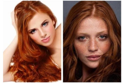 Рыжий цвет волос: палитра. (+100 фото) Краска для волос рыжих цветов