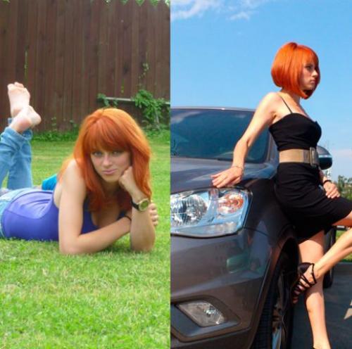 Рыжий цвет волос в домашних условиях. Как перекраситься из черного в рыжий цвет 04