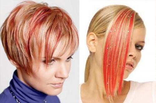 Сколько примерно стоит процедура окрашивания в розовый цвет для создания прядей на русых волосах. Мелирование красным цветом – плюсы и минусы, фото до и после, что это такое, сколько держится и кому идет