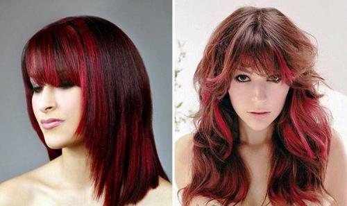 Сколько примерно стоит процедура окрашивания в розовый цвет для создания прядей на русых волосах. Мелирование красным цветом – плюсы и минусы, фото до и после, что это такое, сколько держится и кому идет