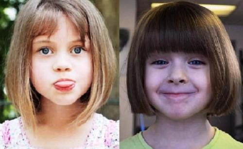 Детские стрижки для девочке 10 лет. Каре для девочек 10 лет