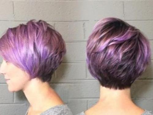 Розовые кончики волос на русых волосах. Омбре розовым цветом 20