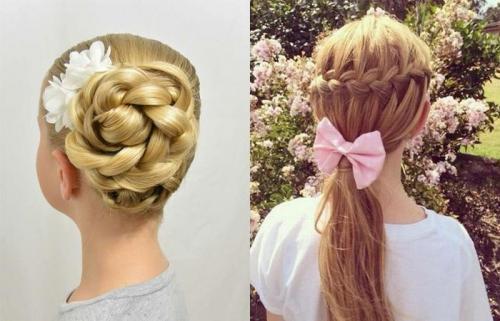 100 лучших причесок для девочек на 1 сентября. Самые красивые прически на средние волосы 13