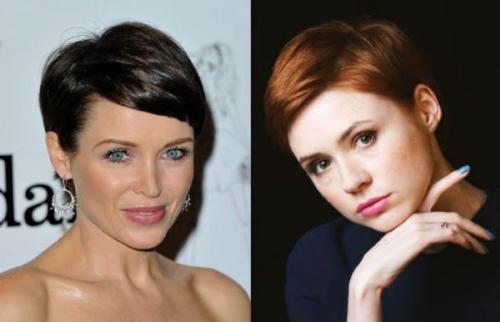 Какие стрижки сделают квадратное лицо более женственным. Модные короткие стрижки