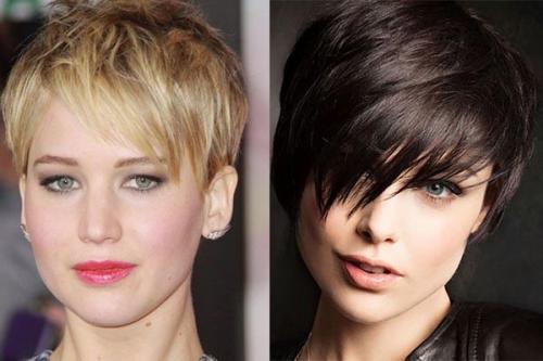 Какие стрижки сделают квадратное лицо более женственным. Модные короткие стрижки