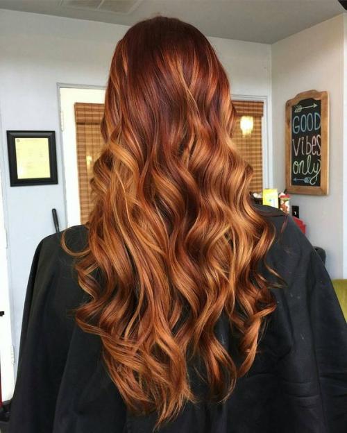 Колорирование на рыжие волосы. Как выглядит колорирование на рыжие волосы? 20