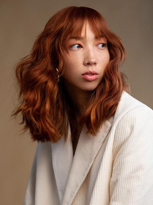 Колорирование на рыжие волосы. Как выглядит колорирование на рыжие волосы?