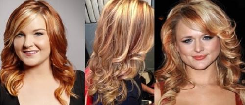 Рыжие пряди на темных волосах. Плюсы и минусы рыжего мелирования