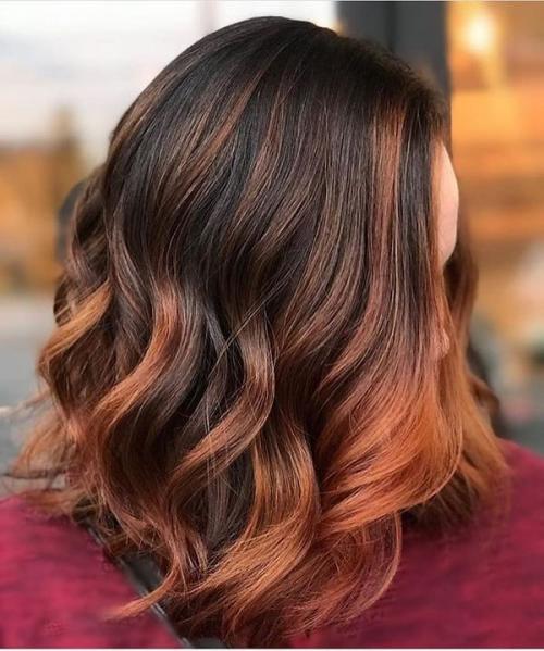 Колорирование на рыжие волосы. Как выглядит колорирование на рыжие волосы? 24