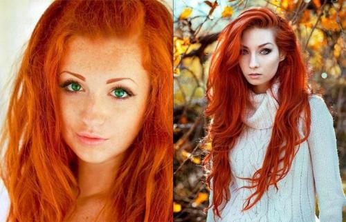 Огненно-рыжий цвет волос краска. (+100 фото) Краска для волос рыжих цветов