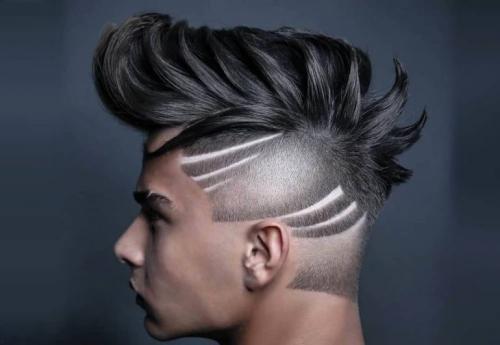 Прическа по бокам налысо. Самые актуальные виды стрижек под 3 мм