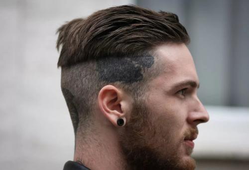 Мужская стрижка с выбриванием висков и затылка. Особенности мужской стрижки с выбритыми висками