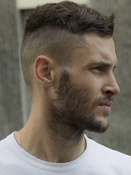 Мужские стрижки с выбритыми боками и затылком. Кому подходят выбритые виски, а кому нет