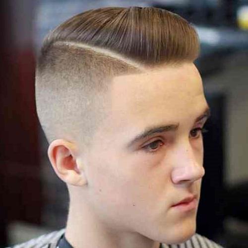 Прическа по бокам налысо. Кому подходят выбритые виски, а кому нет