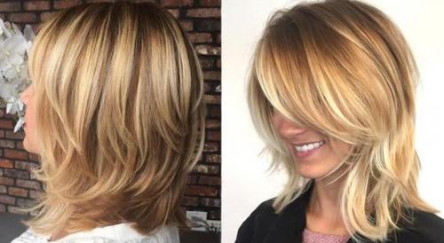 Каскад на тяжелые волосы. (+165 фото) Стрижка двойной каскад на темные волосы средней длины