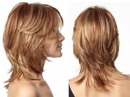 Каскад на тяжелые волосы. (+165 фото) Стрижка двойной каскад на темные волосы средней длины