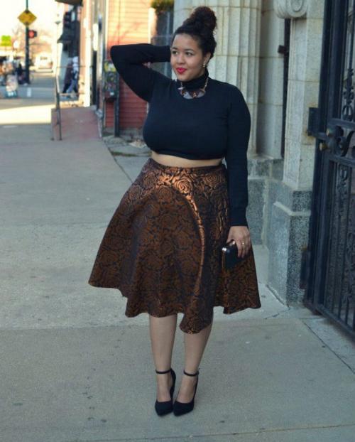 Юбки которые полнят. Юбки для полных женщин с животом — главный секрет