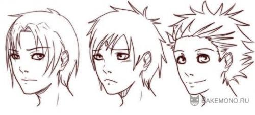 Мужская стрижка рисунок карандашом. Как рисовать короткую мужскую прическу