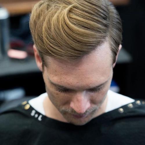 Челка на бок мужская короткая. 4 варианта мужских стрижек с зачесом набок