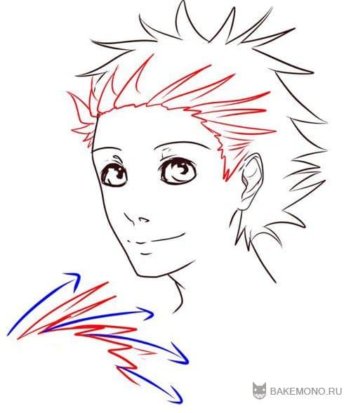 Мужская стрижка рисунок карандашом. Как рисовать короткую мужскую прическу